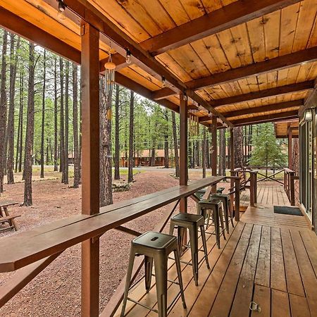 A-Frame Pinetop Lakeside Cabin Under The Pines! Villa Esterno foto