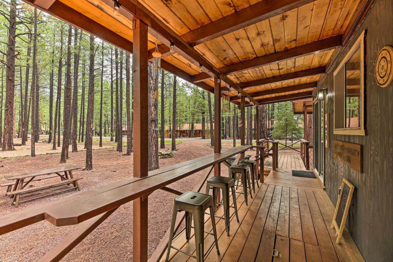 A-Frame Pinetop Lakeside Cabin Under The Pines! Villa Esterno foto